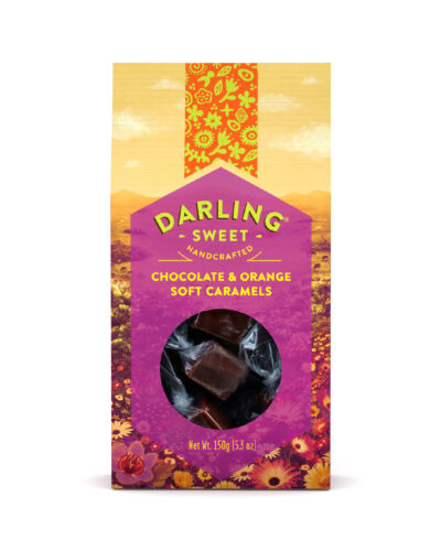 150g Chocolate & Orange Soft Caramels – 6 Units
