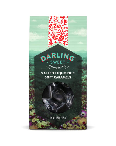 150g Salted Liquorice Soft Caramels – 6 Units